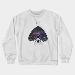 Space Moth Enlightenment Crewneck Sweatshirt